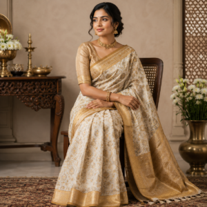 Red Traditional Elegance Saree